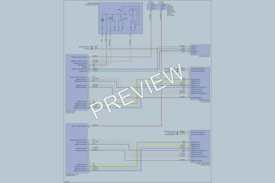 2005 Porsche Boxster Memory Systems wiring diagram preview