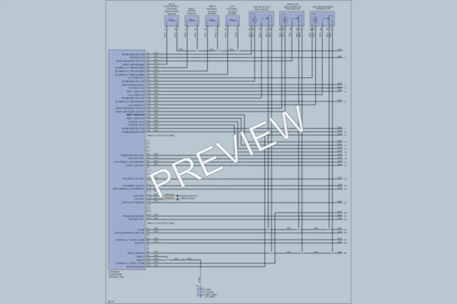 2005 Porsche Cayenne Air Conditioning wiring diagram preview