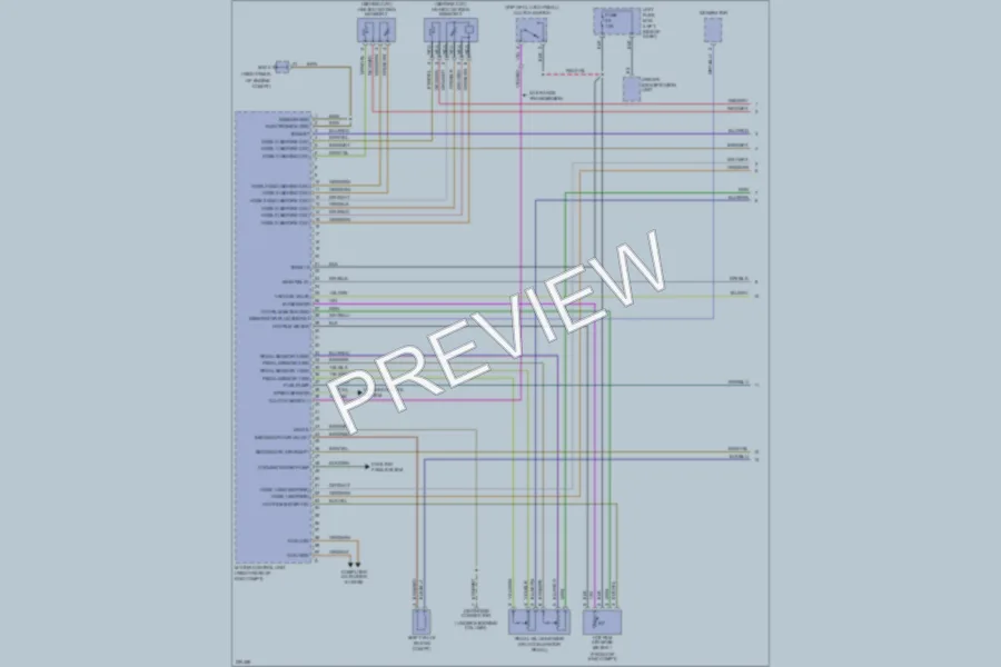 2005 Porsche Cayenne Engine Performance wiring diagram preview
