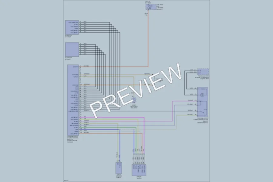 2005 Porsche Cayenne Power Top Sunroof wiring diagram preview