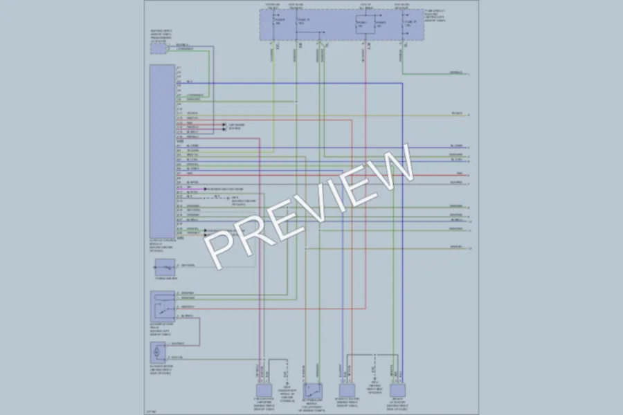 2005 Saab 92X Air Conditioning wiring diagram preview