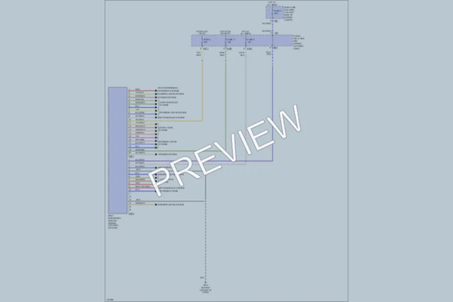 2005 Saab 92X Body Control Modules wiring diagram preview