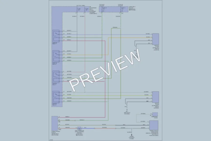 2005 Saab 92X Cooling Fan wiring diagram preview