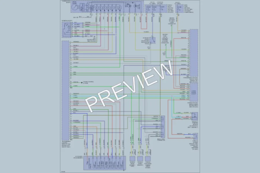 2005 Saab 92X Transmission wiring diagram preview
