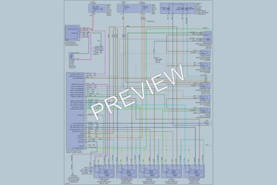 2005 Saab 97X Air Conditioning wiring diagram preview