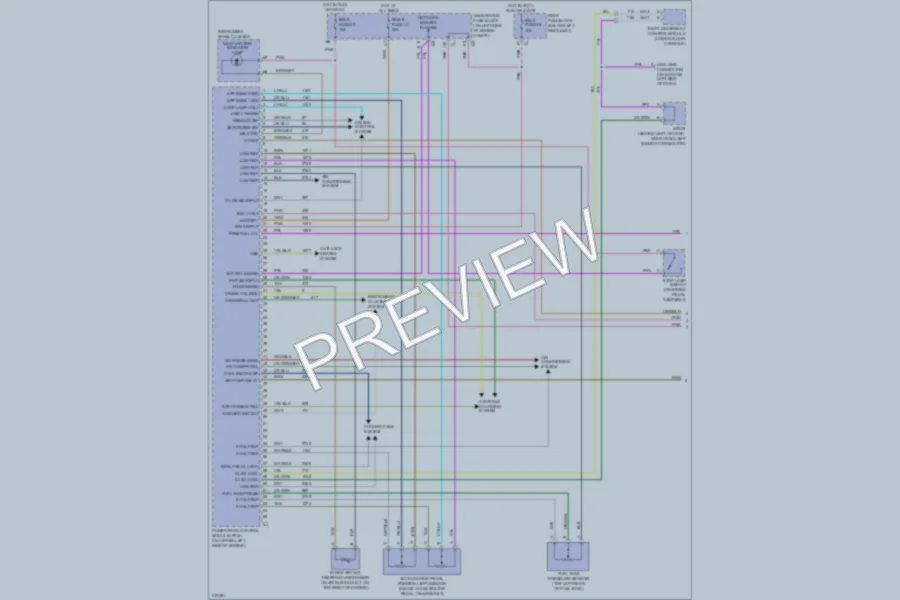 2005 Saab 97X Engine Performance wiring diagram preview