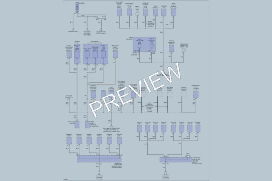 2005 Saab 97X Ground Distribution wiring diagram preview