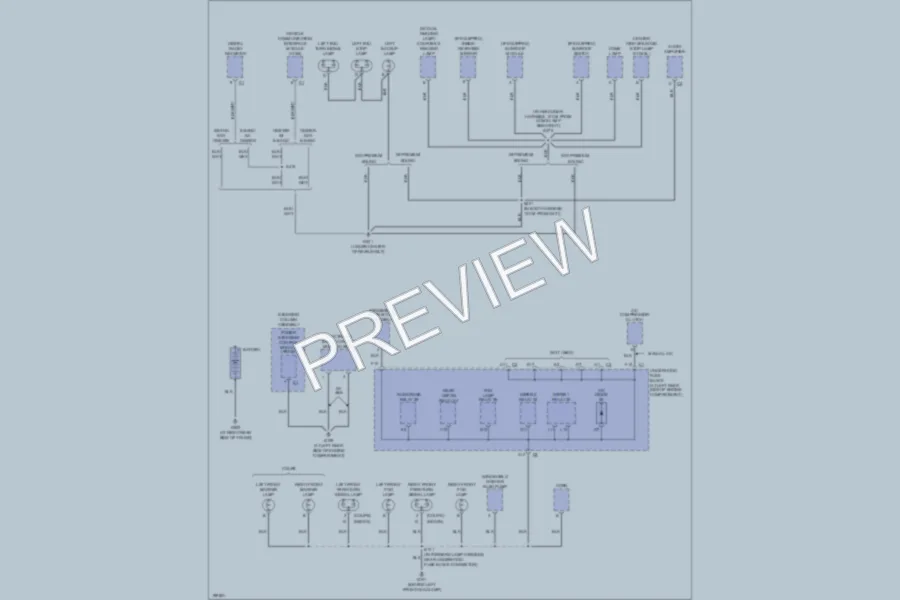 2005 Saturn IONRedLine Ground Distribution wiring diagram preview