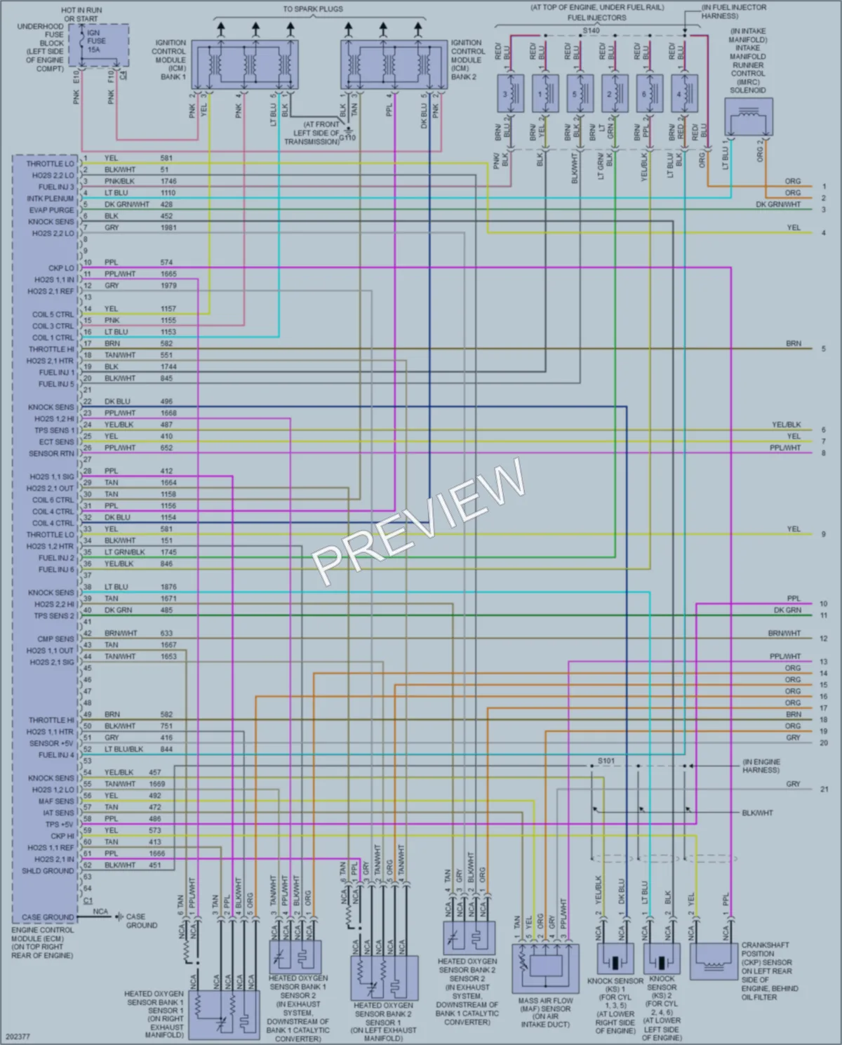 2005 Saturn L300 Engine Performance wiring diagram preview