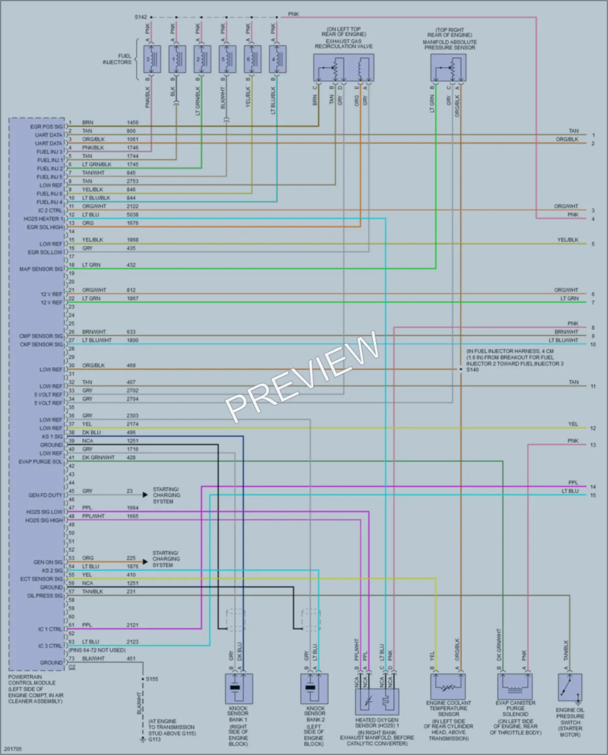 2005 Saturn Relay Engine Performance wiring diagram preview