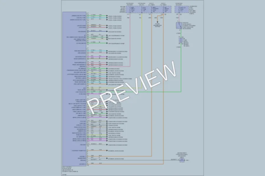 2005 Saturn VUE Body Control Modules wiring diagram preview