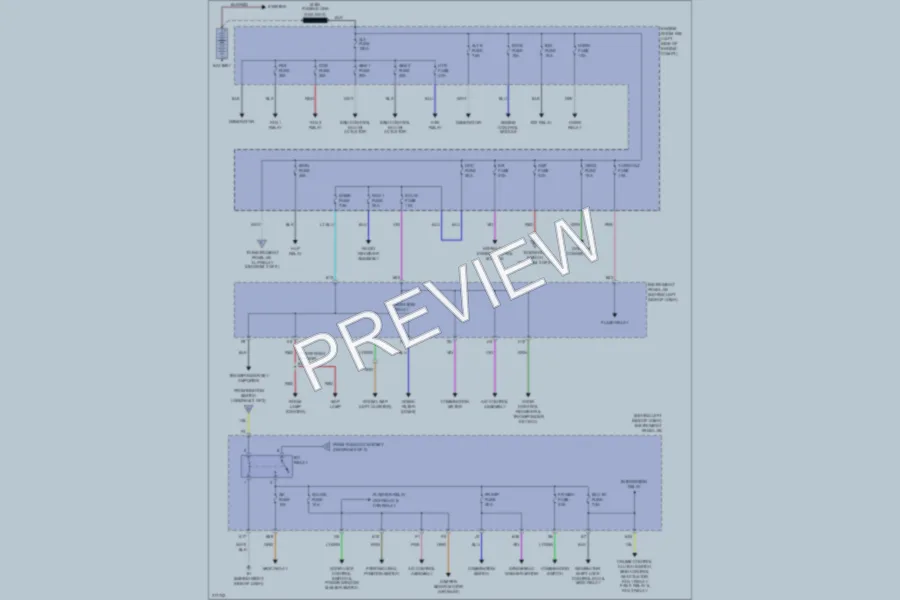 2005 Scion tC Power Distribution wiring diagram preview