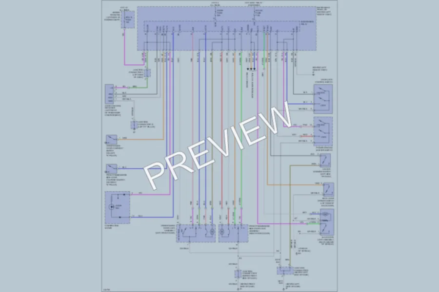 2005 Scion tC Power Door Locks wiring diagram preview