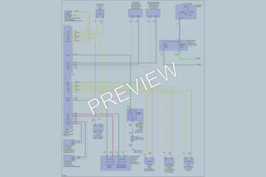 2005 Scion tC Supplemental Restraints wiring diagram preview