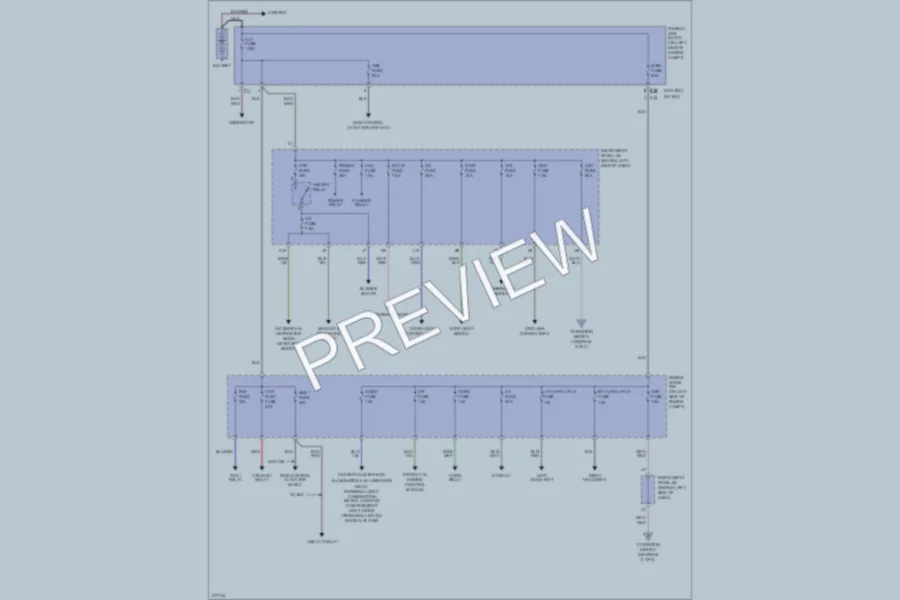 2005 Scion xA Power Distribution wiring diagram preview