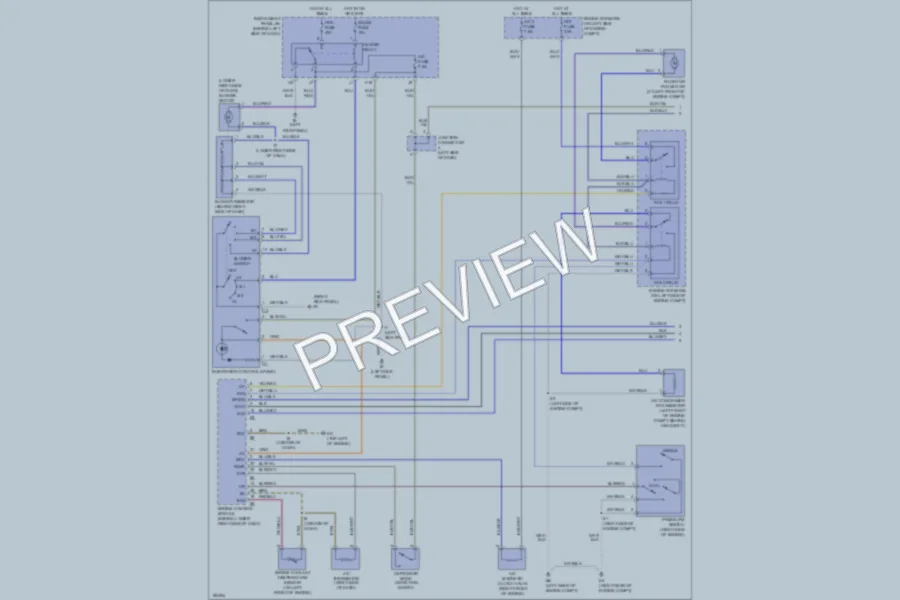 2005 Scion xB Air Conditioning wiring diagram preview