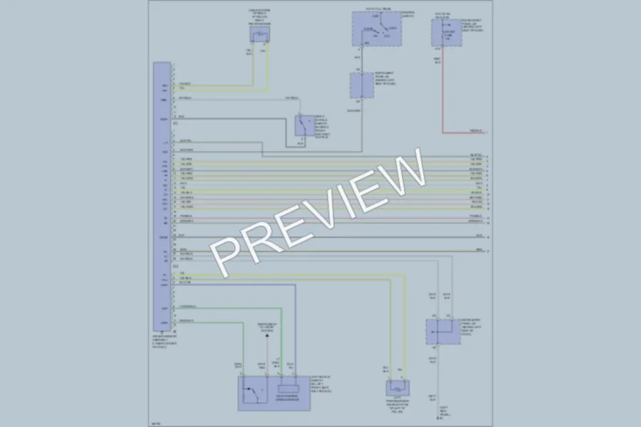 2005 Scion xB Supplemental Restraints wiring diagram preview