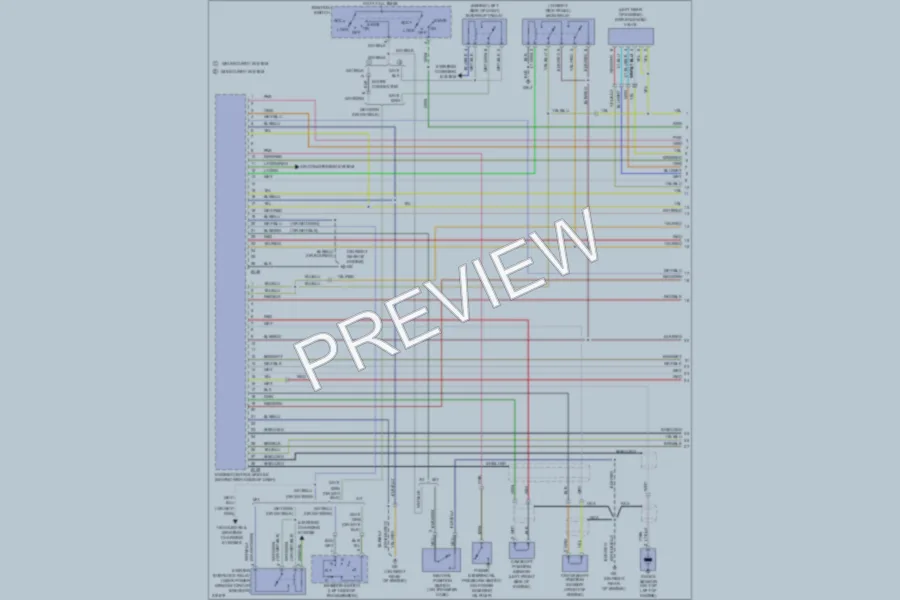 2005 Subaru Baja Engine Performance wiring diagram preview