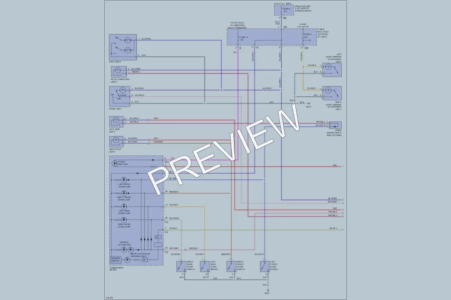 2005 Subaru Baja Interior Lights wiring diagram preview