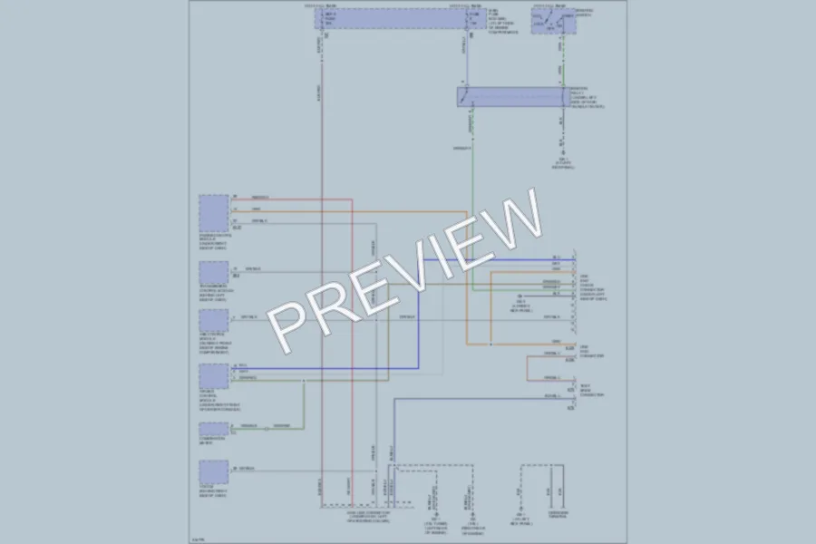 2005 Subaru Forester Computer Data Lines wiring diagram preview