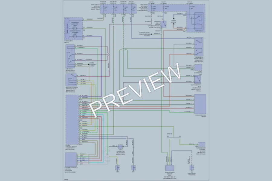 2005 Subaru Forester Cruise Control wiring diagram preview