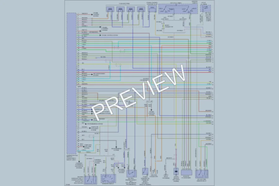 2005 Subaru Forester Engine Performance wiring diagram preview