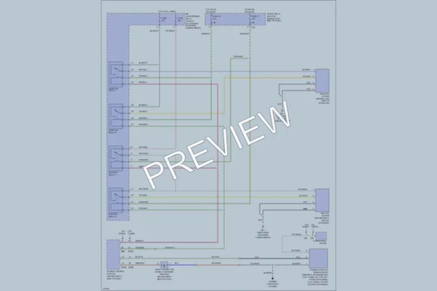 2005 Subaru Impreza Cooling Fan wiring diagram preview