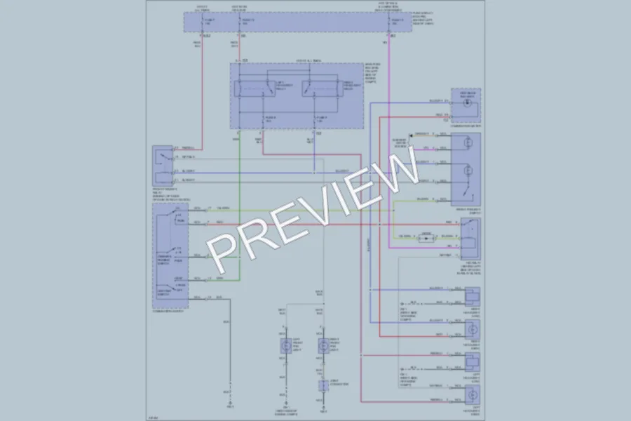 2005 Subaru Impreza Headlights wiring diagram preview