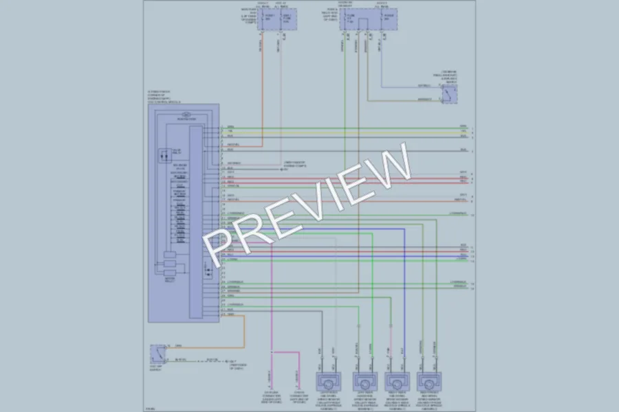 2005 Subaru Outback Anti Lock Brakes wiring diagram preview