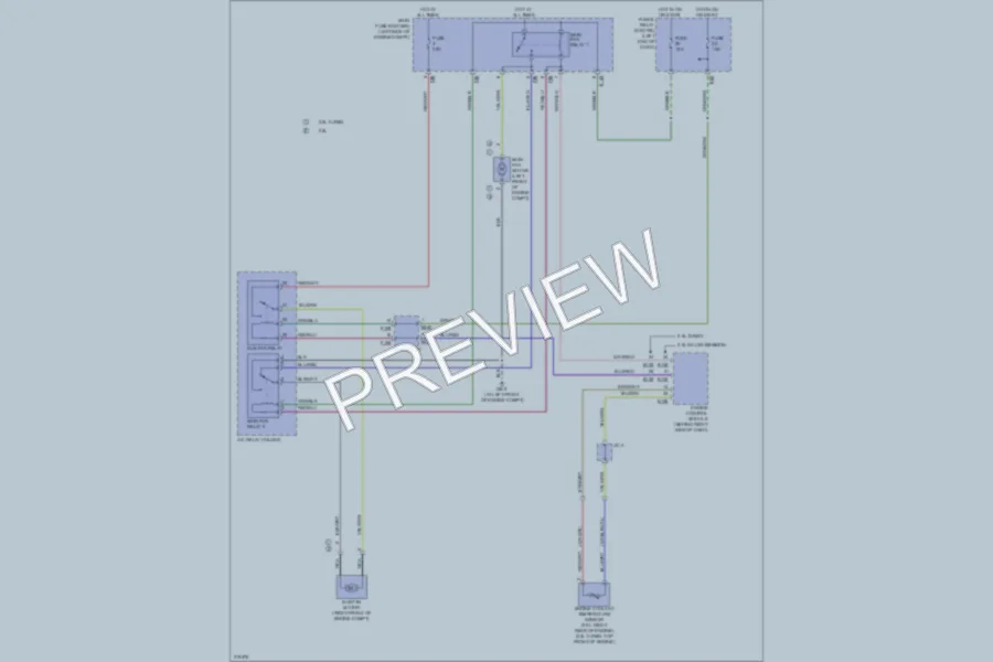 2005 Subaru Outback Cooling Fan wiring diagram preview