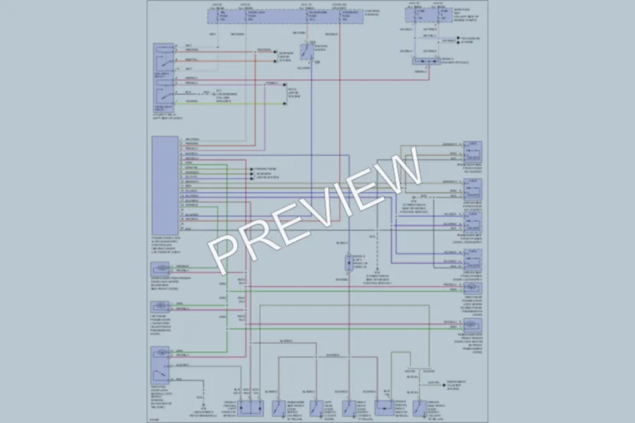 2005 Suzuki Aerio Power Door Locks wiring diagram preview