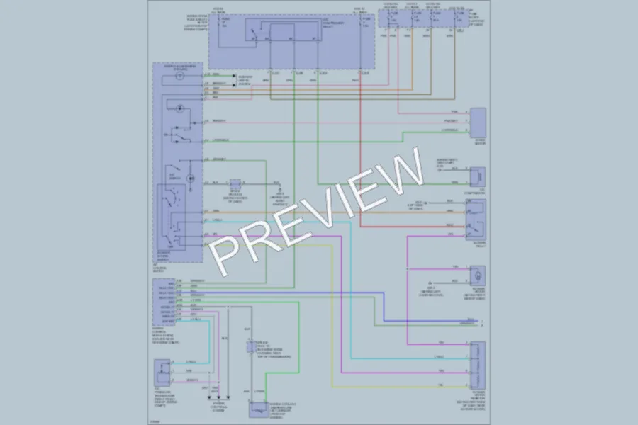 2005 Suzuki Forenza Air Conditioning wiring diagram preview