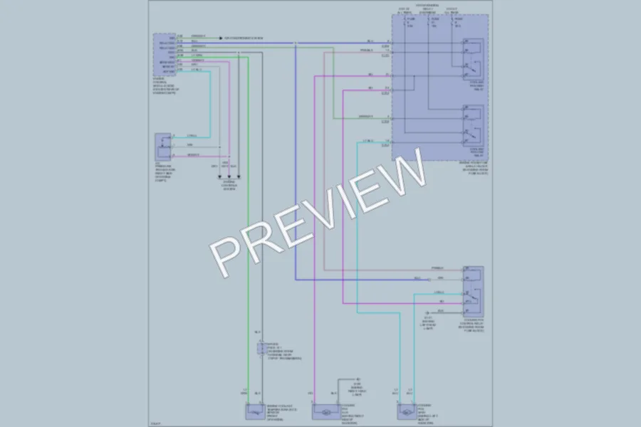 2005 Suzuki Forenza Cooling Fan wiring diagram preview