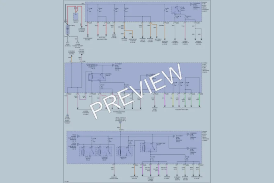 2005 Suzuki Forenza Power Distribution wiring diagram preview