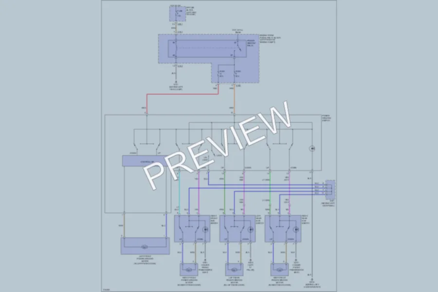 2005 Suzuki Forenza Power Windows wiring diagram preview