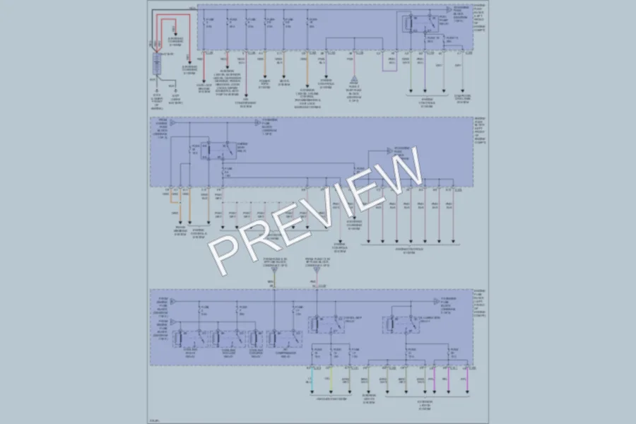 2005 Suzuki Verona Power Distribution wiring diagram preview