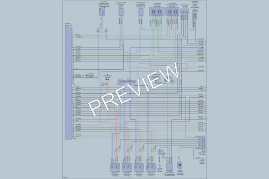 2005 Suzuki XL7 Engine Performance wiring diagram preview