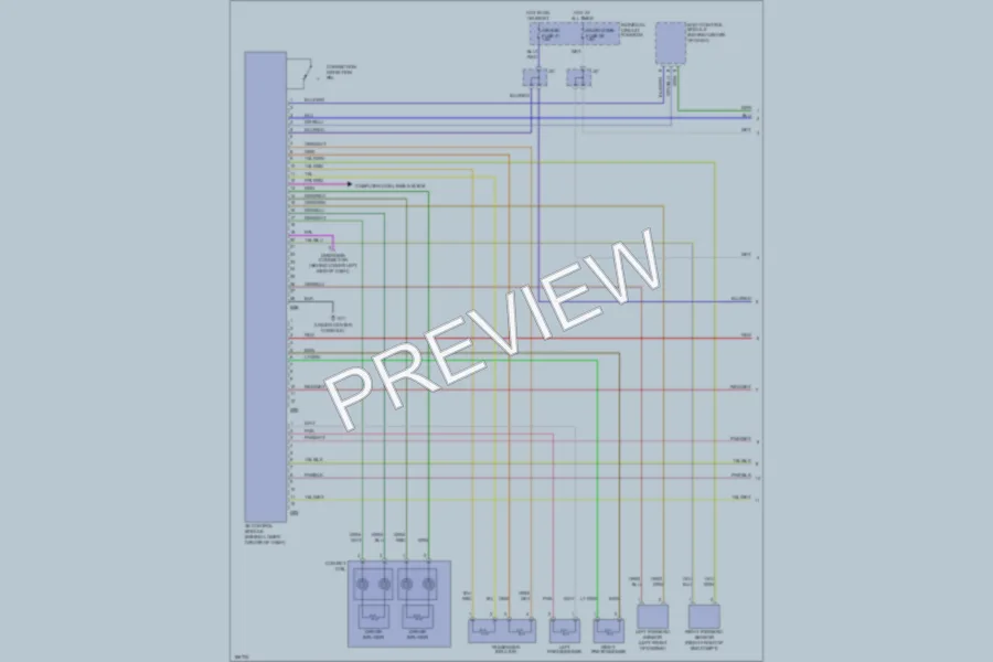 2005 Suzuki XL7 Supplemental Restraints wiring diagram preview