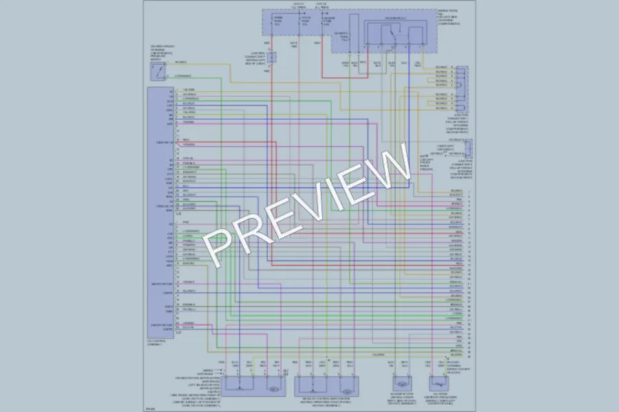 2005 Toyota 4Runner Air Conditioning wiring diagram preview