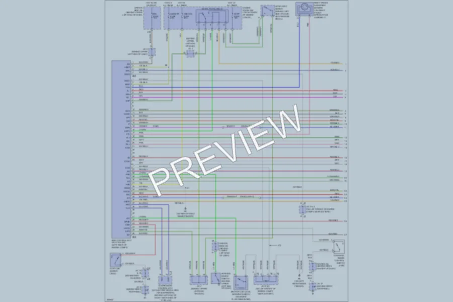 2005 Toyota 4Runner Anti Lock Brakes wiring diagram preview