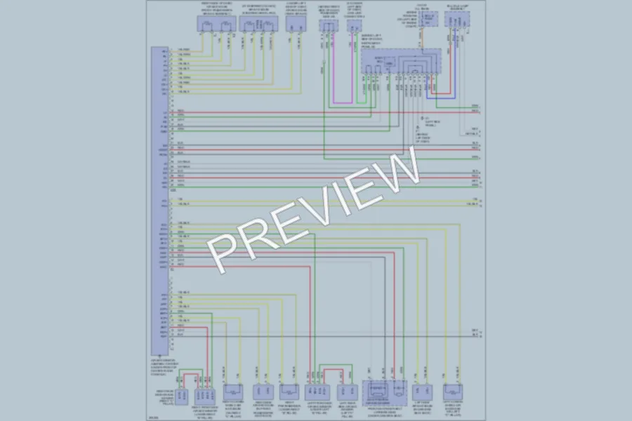2005 Toyota Avalon Supplemental Restraints wiring diagram preview