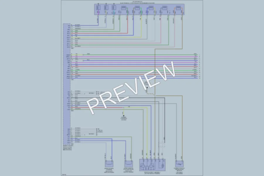 2005 Toyota Avalon Transmission wiring diagram preview