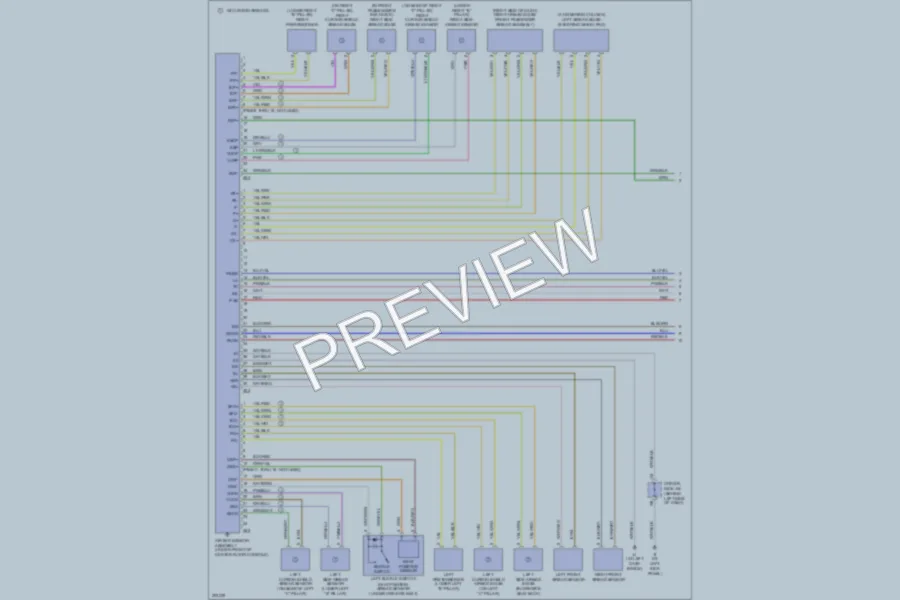 2005 Toyota Camry Supplemental Restraints wiring diagram preview