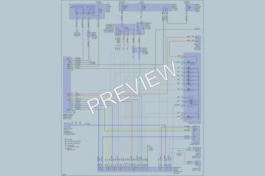 2005 Toyota Camry Transmission wiring diagram preview