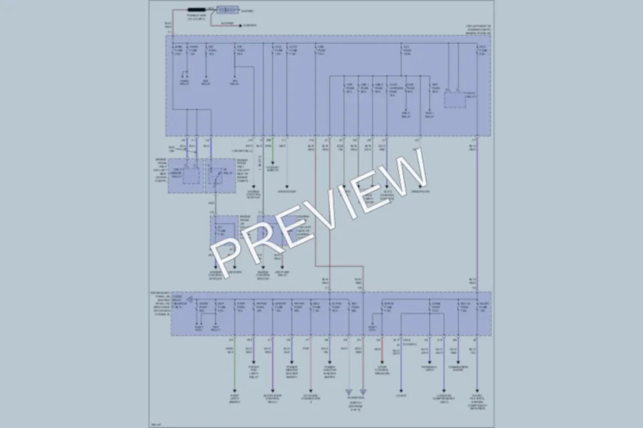 2005 Toyota Celica Power Distribution wiring diagram preview