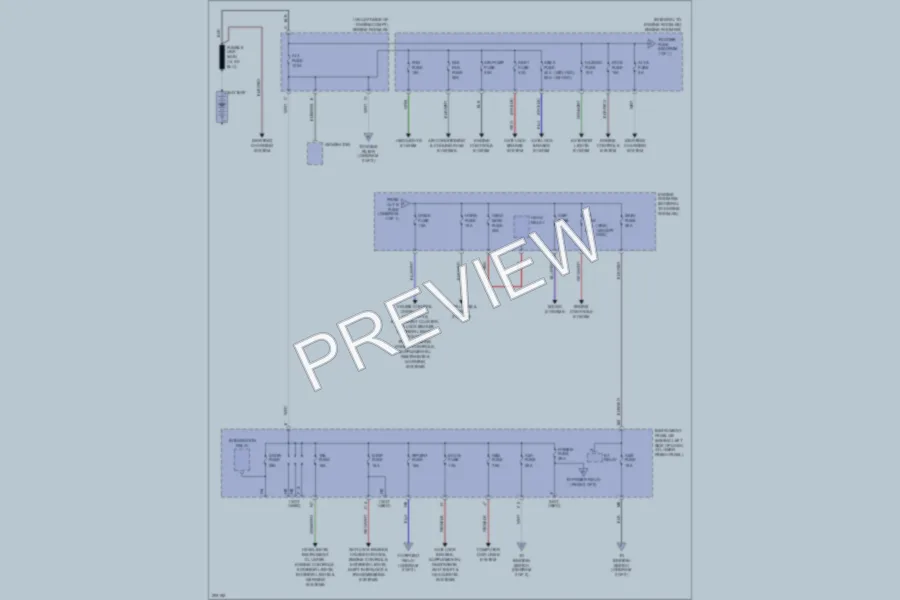 2005 Toyota Corolla Power Distribution wiring diagram preview