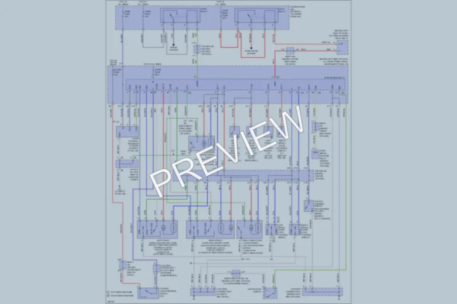 2005 Toyota Corolla Power Door Locks wiring diagram preview