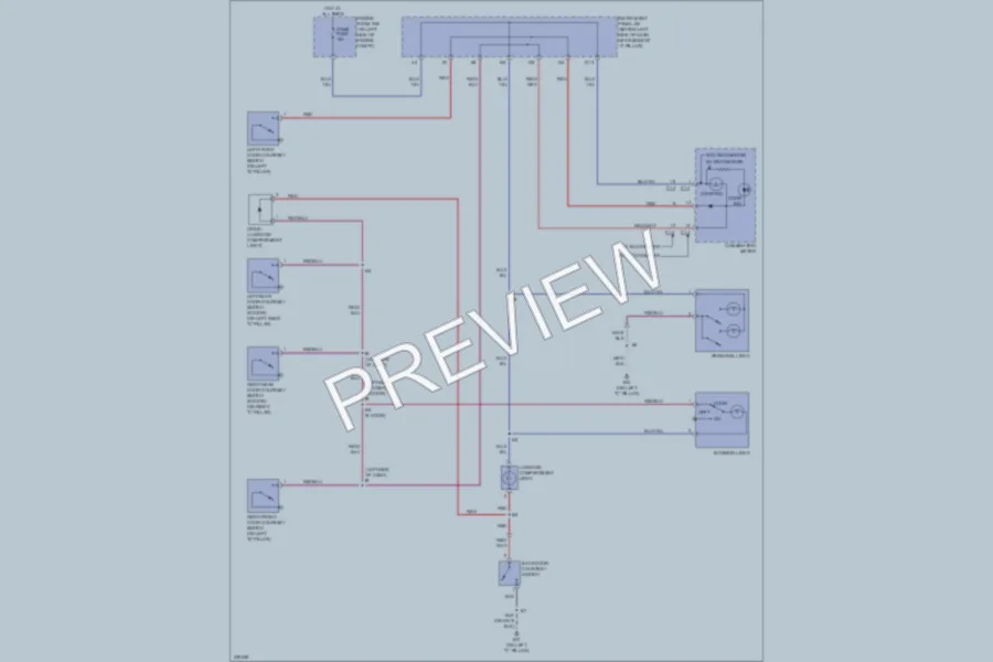 2005 Toyota Echo Interior Lights wiring diagram preview