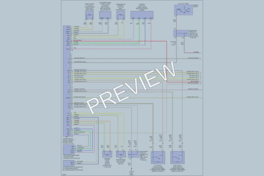 2005 Toyota Echo Supplemental Restraints wiring diagram preview