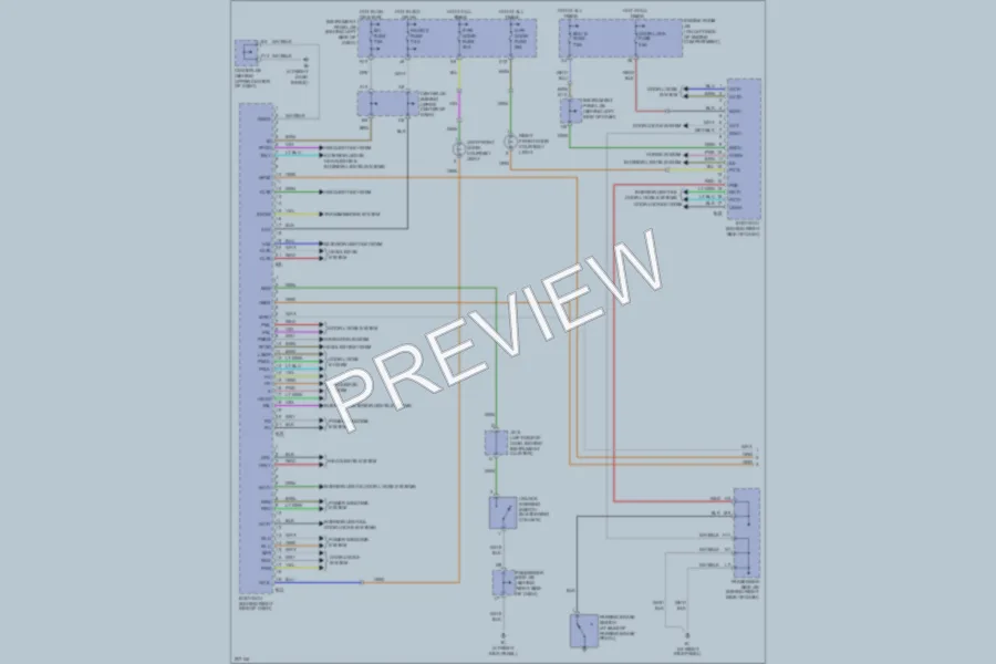 2005 Toyota Highlander Body Control Modules wiring diagram preview